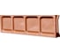 Лоток водоотведения Neoкомпозит ППК 500x150x50, красный ЛВ-50 Т 5