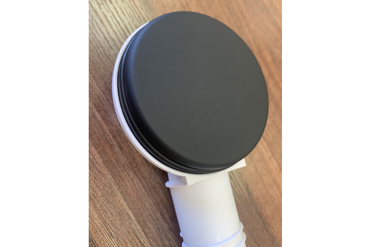 Слив-перелив McAlpine полуавтомат, пластиковый, кнопка, Lперелива=330 ...