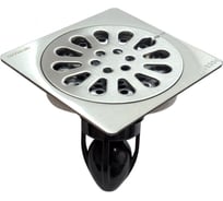 Сантехнический трап MAGdrain (100х100,магнитный клапан, нерж., матовый) PC 05 Q50-B