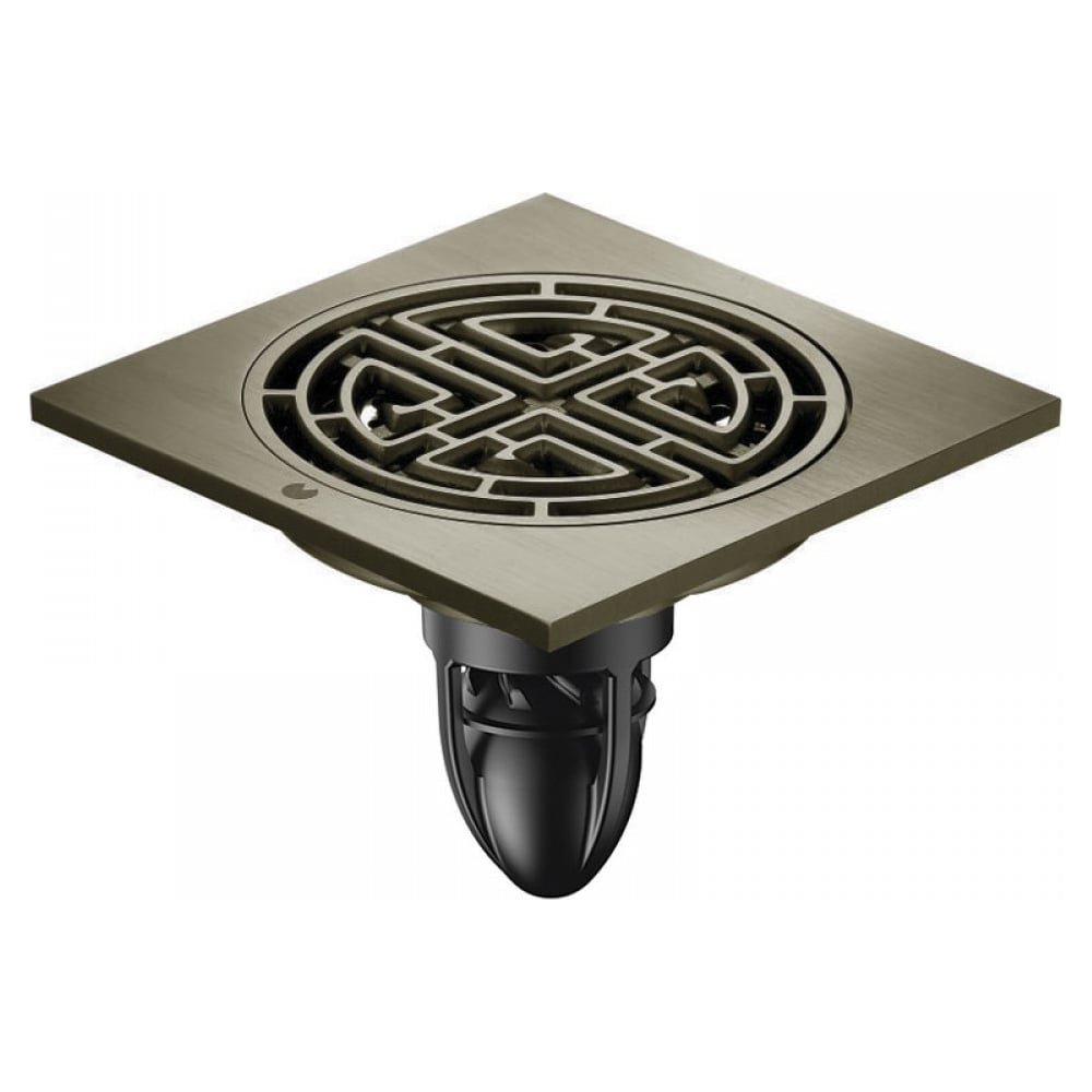 Сантехнический трап MAGDRAIN (100х100, магнитный клапан, латунь ...