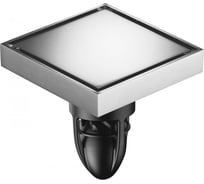 Сантехнический трап MAGdrain (100х100, магнитный клапан, латунный, хром, двусторонний) WC 02 Q50-GW