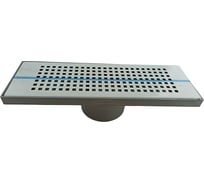 Сантехнический трап GRIALE luxpar прямой, из нержавеющей стали, 50 см Lux55