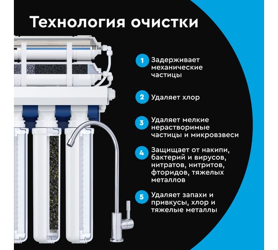 Быстросъемный фильтр под мойку Барьер ЭКСПЕРТ WaterFort OSMO Н261Р00