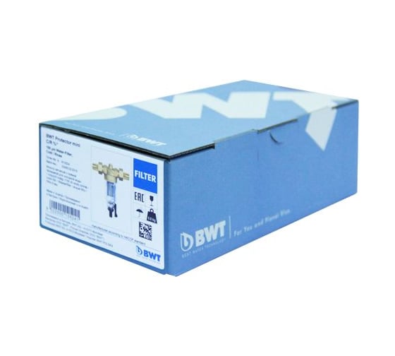 Магистральный фильтр BWT Protector Mini для горячей воды с редуктором 1/2"