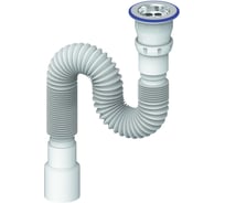 Универсальный гофросифон Unicorn 800 мм 1.1/2"х40/50 нерж.вып., винт 80 D220