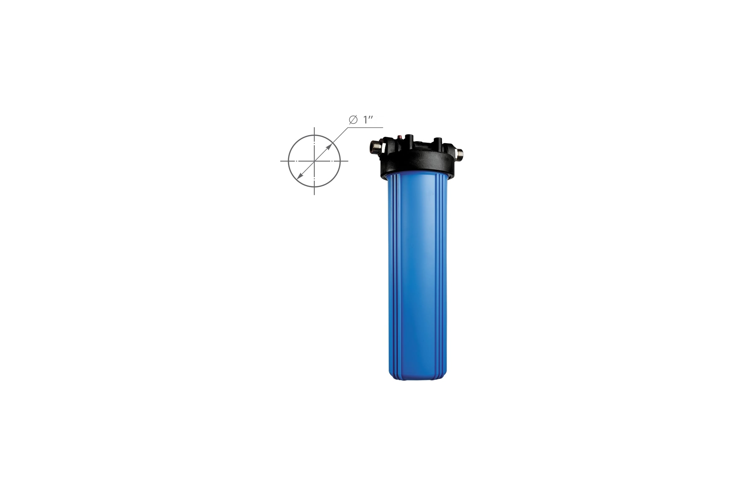 КорпусмагистральногофильтраБАРЬЕРПРОФИВВ20"1",Н560Р01