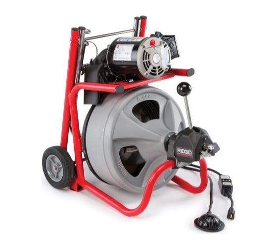 Машина барабанного типа RIDGID К-400 AF с С-45IW 12 мм Х 23 м 28103