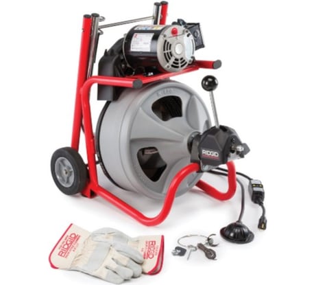 Машина барабанного типа RIDGID К-400 с С-45IW 12 мм Х 23 м 27033