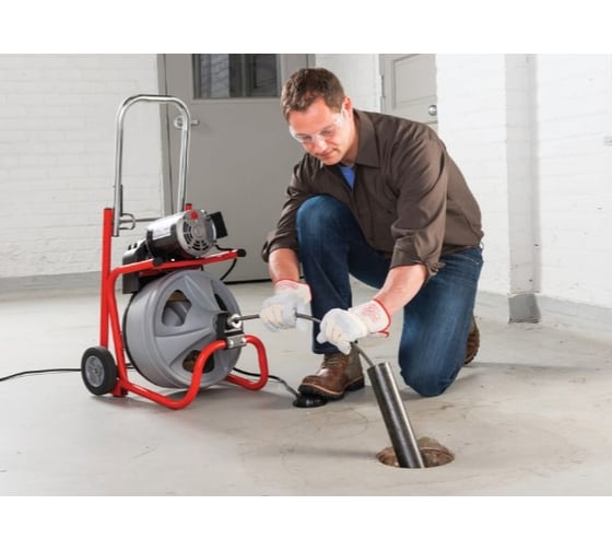 Машина барабанного типа RIDGID К-400 с С-45IW 12 мм Х 23 м 27033
