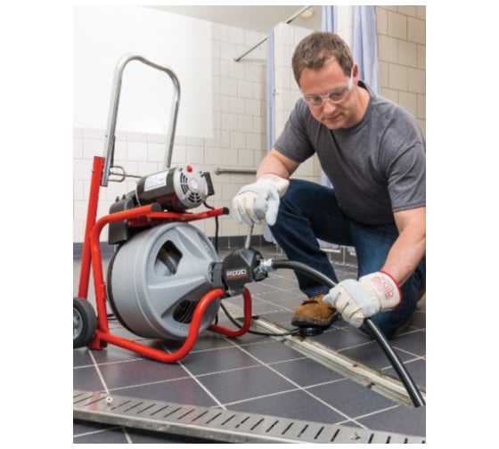 Машина барабанного типа RIDGID К-400 с С-45IW 12 мм Х 23 м 27033