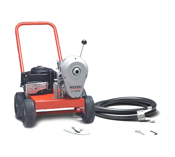Секционная машина с бензиновым двигателем RIDGID К-1500G 50-250мм 44587