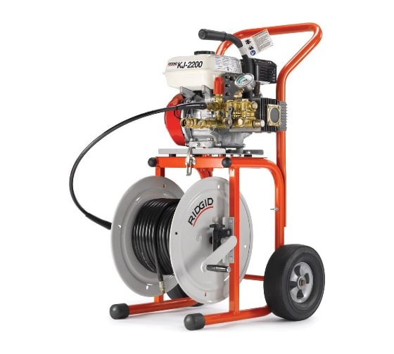 Гидродинамическая машина RIDGID KJ-2200-С в полной комплектации 32-150мм, 150 бар 63882 1