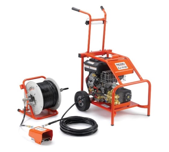 Гидродинамическая машина RIDGID KJ-3100 50-250мм, 205 бар 37413