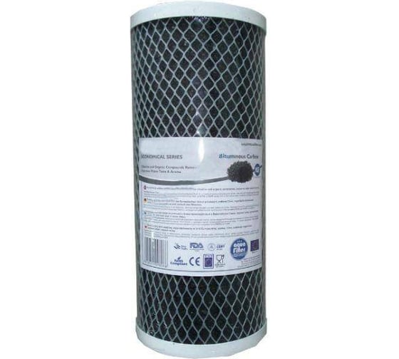 Картридж из спечённого активированного угля Aquafilter 10BB серия SILVER FCCBL10BB-S. 746