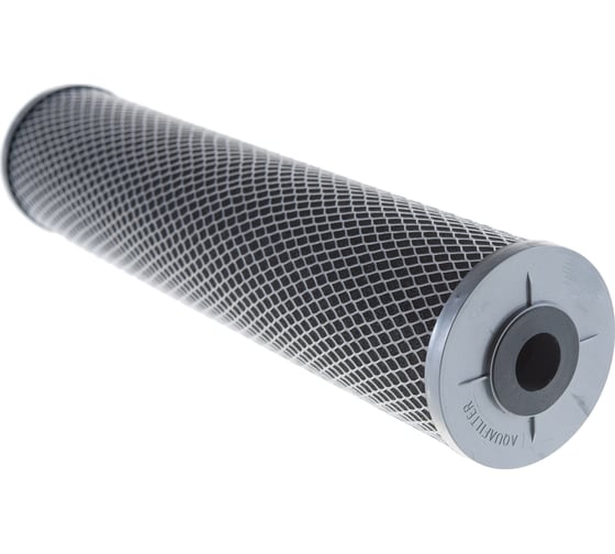 Картридж из спечённого активированного угля Aquafilter 20BB серия SILVER FCCBL20BB-S. 747