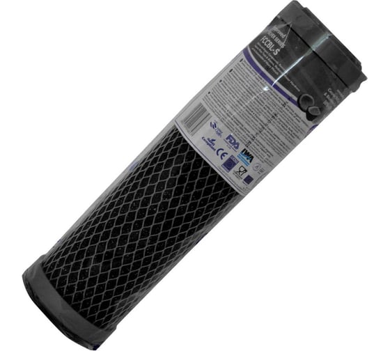 Картридж из спечённого активированного угля и цеолита Aquafilter 10SL серия SILVER FCCBL-S 677/1