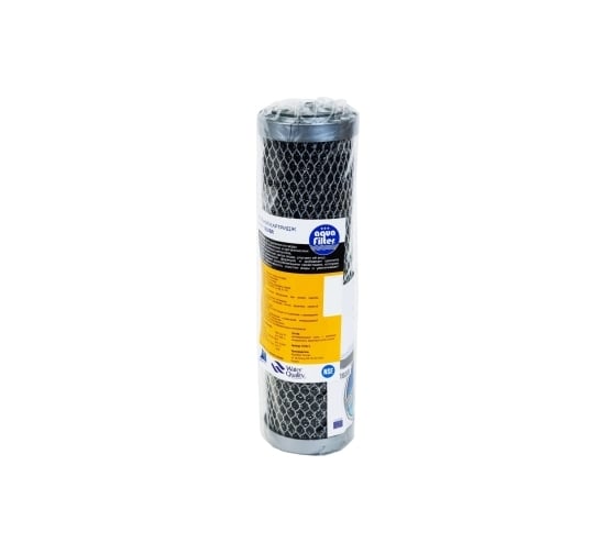 Картридж из спечённого активированного угля и цеолита Aquafilter 10SL серия SILVER FCCBL-S 677/1