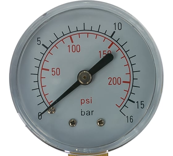 Латунный механический фильтр Aquafilter с манометром, резьба 1" FHMB1_X. 583