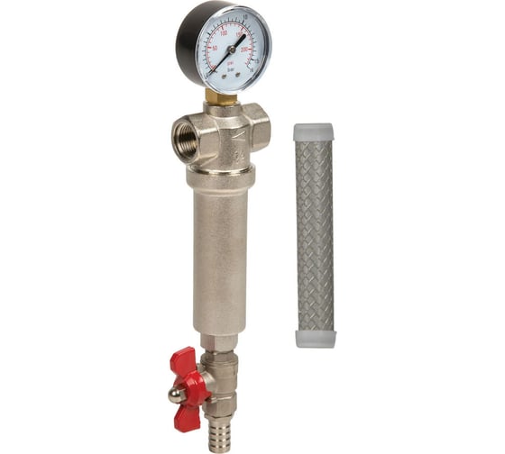 Латунный механический фильтр Aquafilter резьба 3/4" FHMB34_X. 582 1
