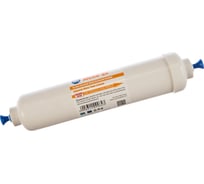 Линейный постфильтр Aquafilter AICRO-QC 711 с актив углём из скорлупы кокос орехов, быстроразъёмное соединение