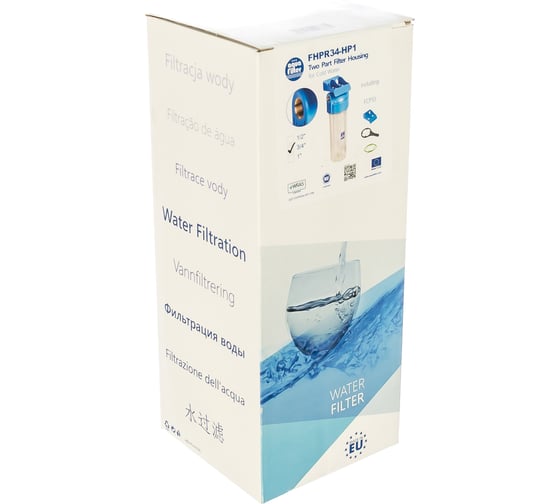 Магистральный фильтр 10SL Aquafilter с воздушным клапаном, резьба 3/4" FHPR34-HP1 546