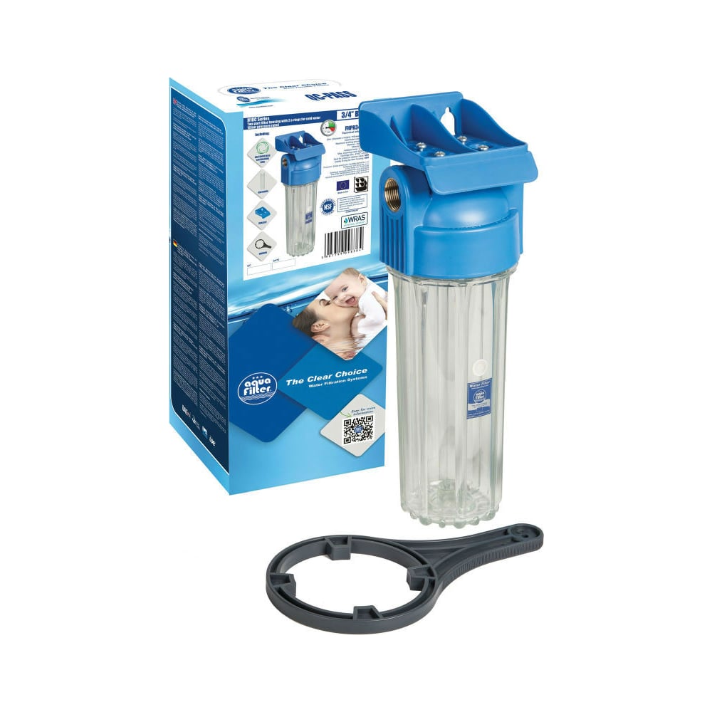 Магистральный корпус 10SL Aquafilter с воздушным клапаном, резьба 1/2 ...