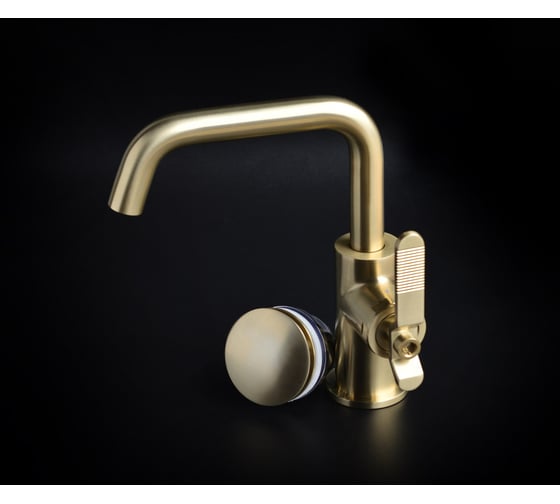 Cлив для раковины BRONZE DE LUXE 1760'S LOFT матовое золото 008CG