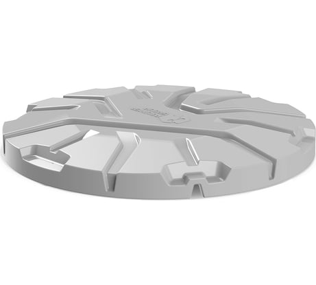 Крышка колодца POLIMER GROUP Роса - 2 цвет серый DK2S6