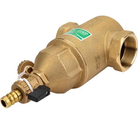 Грязеуловитель FAR 1-1/2", сливной кран, отверстие 1/2" FA 2200 112
