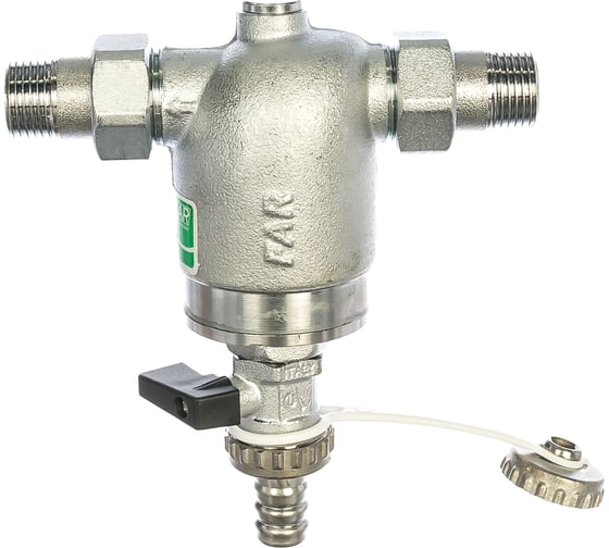 Фильтр FAR 1/2" НР-НР, 100мкм, Max: 95C, 25бар FA 3943 12100 1