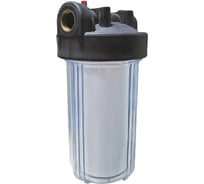 Колба Victoria Big Blue 1x10 прозрачная с латунной резьбой (картридж+кронштейн+ключ) 35-031