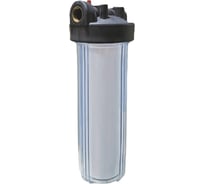 Колба Victoria Big Blue 1x20 прозрачная с латунной резьбой (картридж+кронштейн+ключ) 35-036