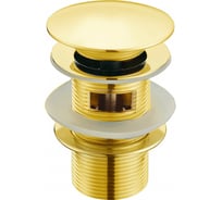 Донный клапан Santi Line с переливом золото SL-107