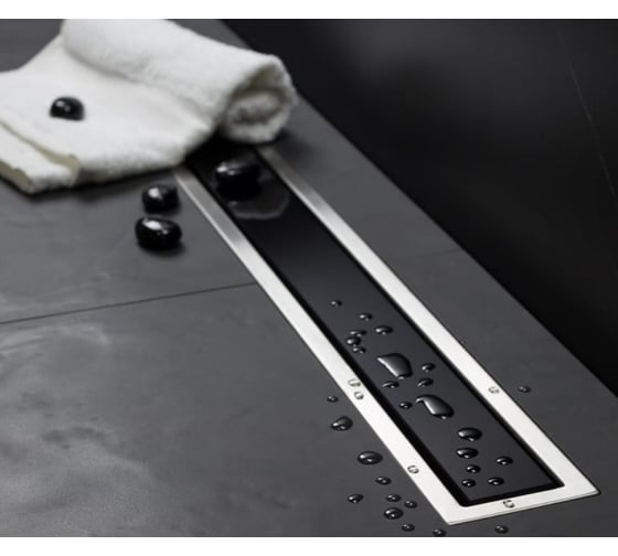 Душевой лоток Pestan 950 Premium Line Black Glass 13000351
