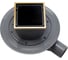 Точечный трап Pestan Confluo Standard 10x10 Black Glass Gold 13000172 1