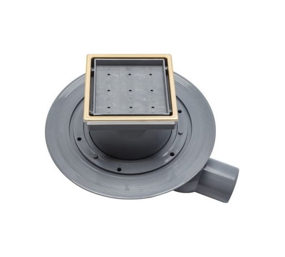 Точечный трап Pestan Confluo Standard 10x10 Dry Ceramic Gold 13000123