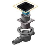Точечный трап Pestan Confluo Standard 10x10 Dry Ceramic Gold 13000124