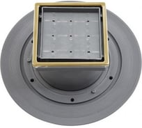 Точечный трап Pestan Confluo Standard 10x10 Dry Ceramic Gold 13000182