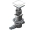 Точечный трап Pestan Confluo Standard 10x10 Dry White Glass 13000105 3