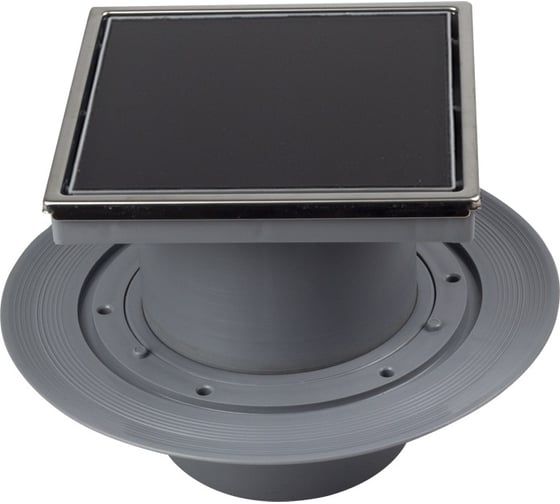 Точечный трап Pestan Confluo Standard 15x15 Black Glass 13000097 1