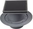 Точечный трап Pestan Confluo Standard 15x15 Black Glass 13000097 1