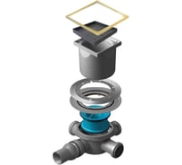 Точечный трап Pestan Confluo Standard 15x15 Ceramic Gold 13000121