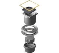 Точечный трап Pestan Confluo Standard 15x15 Ceramic Gold 13000168