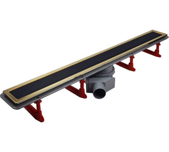 Душевой лоток Pestan 950 Premium Line Black Glass Gold 13100125