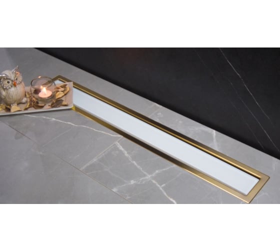 Душевой лоток Pestan 950 Premium Line White Glass Gold 13100126