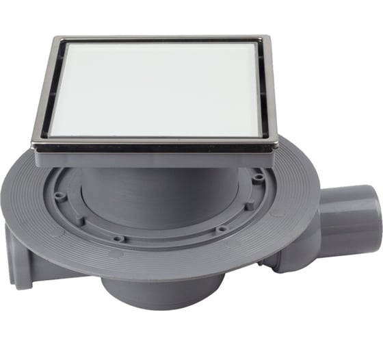 Точечный трап Pestan Confluo Standard 15x15 White Glass 13000094