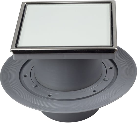 Точечный трап Pestan Confluo Standard 15x15 White Glass 13000098