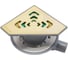 Точечный трап Pestan Confluo Standard 20x20 Angle Gold 13000126 1