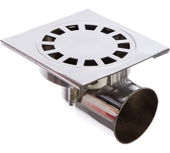 Трап ORE D1050G, 100х100 мм, гориз., слив 50 мм, мет. 7079988607436