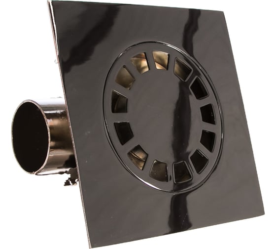 Трап ORE D1550G, 150х150 мм, гориз, слив 50 мм, мет. 7079988607467